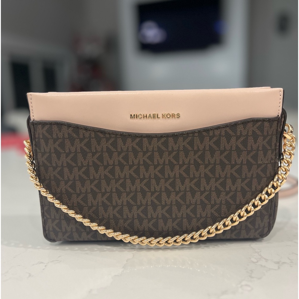 Michael Kors Jet Set Lg Conv Chain Xbody.